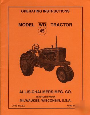 Allis Chalmers 710, 712S, 712H, 716H Lawn Garden Tractor Operator's Manual – Peaceful Creek Reproduction