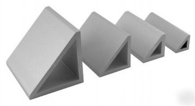 8020 aluminum gusset 2 x 2 x .188 x 48 n #8626