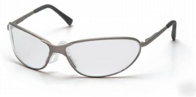 Pyramex zone ii metal clear lens safety glasses