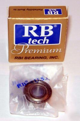R4-zz premium grade ball bearings, 1/4