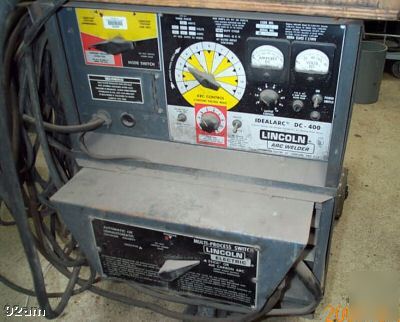 Lincoln arc welder idealarc #dc-400 stick / air carbon