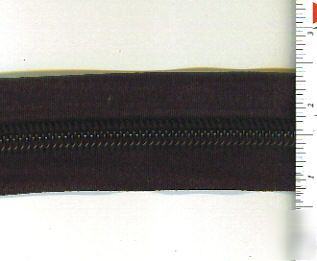 #10 coil zipper tape black 15 yard piece wholesale lot