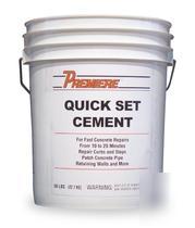 Premiere quick set cement repair mix 50LB CQS050PL