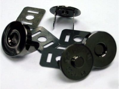 18MM magnetic purse snaps black nickel 200SETS MSA18-bn