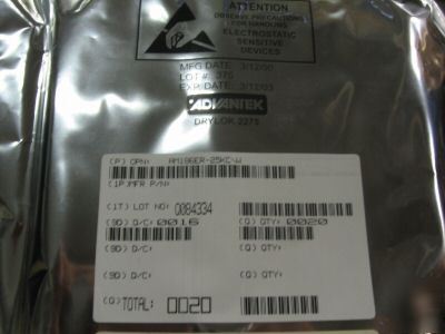 AM186ER25KCW ; 16BIT-mcu, romless, 32K-byte ram 25 mhz