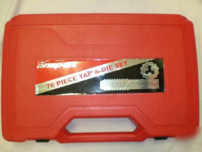 Snap on tap and die 69 piece set, was 76 piece