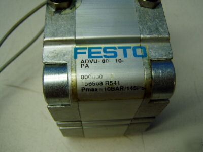 Festo pneumatic cylinder m/n: advu-80-10-pa