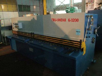 New â€œ â€ 126â€ x 1/4â€ tru-shear hydraulic shear