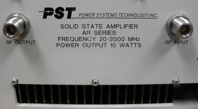 Pst AR2729-10/4297 rf linear amp 20 - 2000 mhz 10 watt