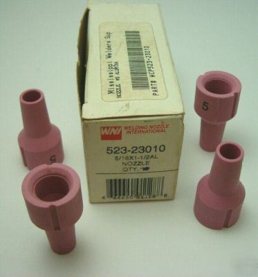 Weldcraft 523-23010 #5 alumina nozzle tig qty =4