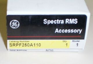 Ge spectra circuit breaker rating plug SRPF250A110