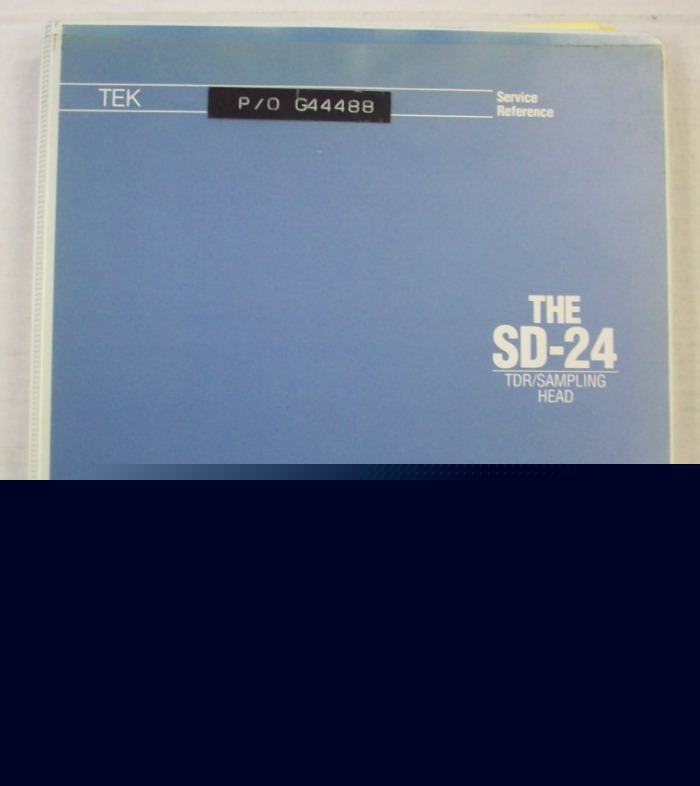 Tektronix sd-24 tdr/sampling head manual - $5 shipping 