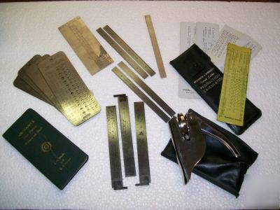 1 pc~ drill gage, hook scale, seal, w&s , lathe misc. 