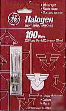  ge 19383 halogen mini candelabra 100 watt bulb 16