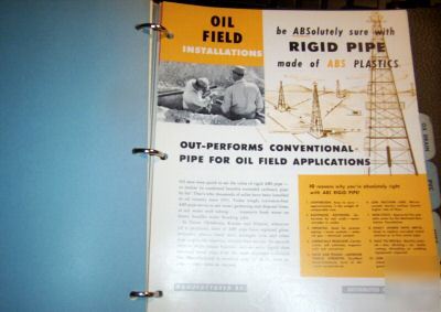 1963 plastex plastic pipe catalog, columbus, ohio