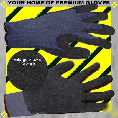 2P l work glove latex coated palm insulated cold winter