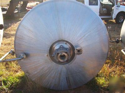 750 gallon jacketed stainless steel mix tank