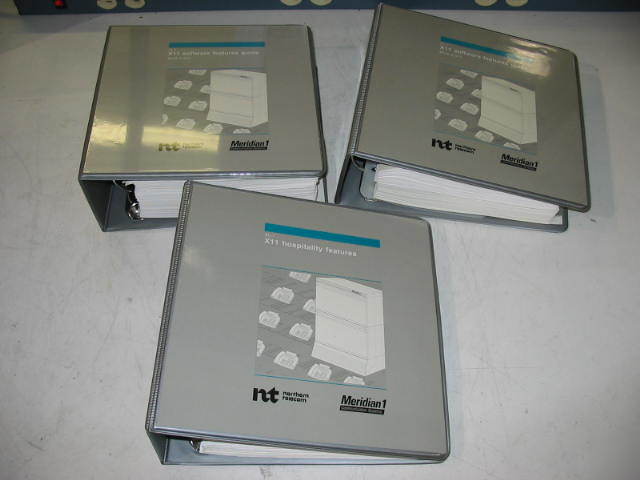 G27250 three northern telecom X11 manuals