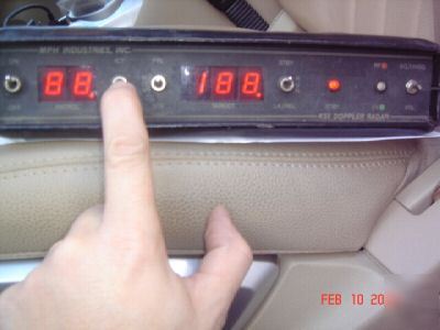 Mph doppler radar k-55X used tested & complete 100%