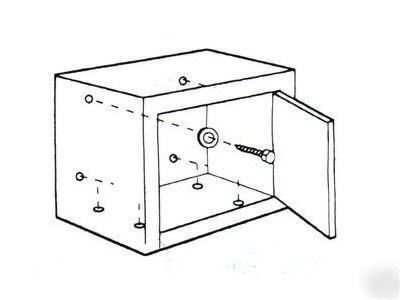 Ps-512 hand gun security lock box safe ca doj approved