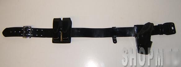 Security/police duty belt w/sig sauer P226 holster