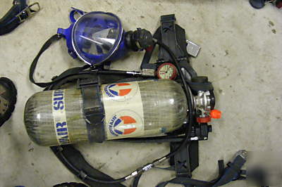 Survivair panther air packs carbon fiber cyclinder scba
