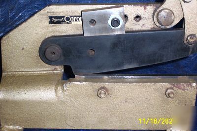  coronet sheet metal hand shear cutter machine nice 