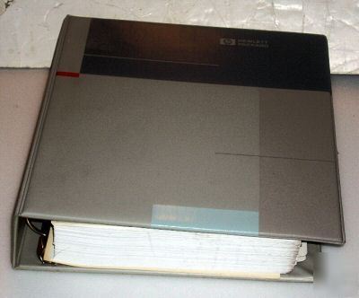 Hp agilent 8560E series calibration manual
