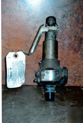 Live steam safety valve by kunkle bronze