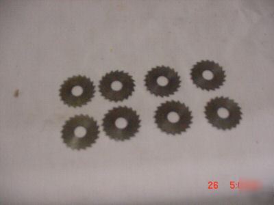 New lot of 8 undercutter lathe blades sz .020 / metal