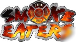 Firefighter decal reflective 12