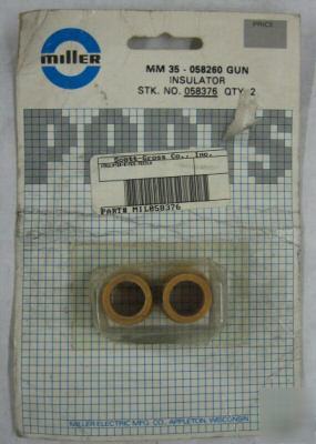 New miller 058376 insulator+rings, nozzle 2-pack - 