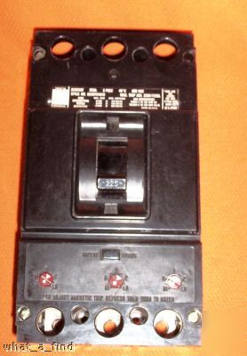 Westinghouse JA3225 225 amp 3 p trip breaker warranty 
