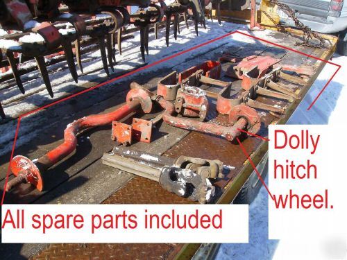 15' power harrow tiller pulverizer mulcher sod farm 