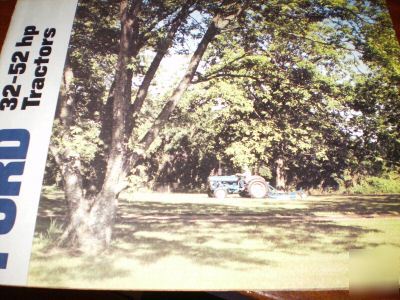 Ford 32-52 hp tractors original sales literature, 1984