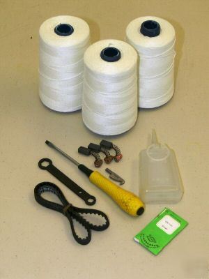 Jorestech - manual bag closer stitcher +3 spools & kit