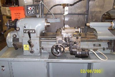1998 hardinge hlv h precision toolroom lathe excellent