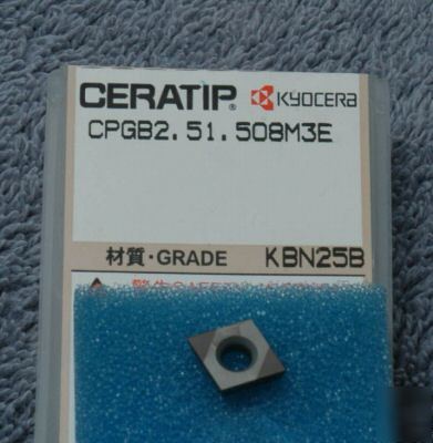 Ceratip cpgb 2.51.508M3E KBN25B 1PC cbn X2 insert