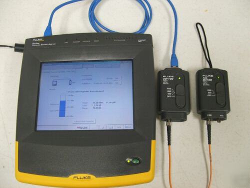Fluke optiview opv-pro network analyzer w/ fiber test 