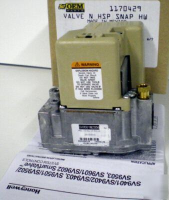 Honeywell smartvalve 1170429 for SV9501M2056 gas valve