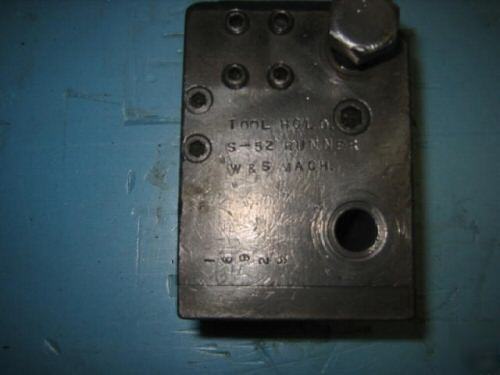Lathe tool holder for large lathe, ( ? warner swasey )