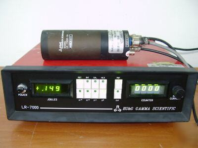 E. g. and g gamma scientific lr-7000 laser radiometer