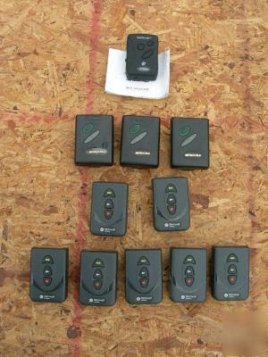 Lot of 11 motorola wireless pagers 3 models