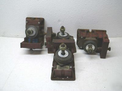 Machine mounts turret punch press shear brake