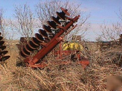 Miller disc harrow 20' 2 bar used farm machinery plows