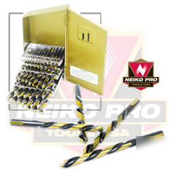New 29 pc super magnum black/gold drills set neikousa