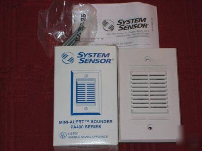 New systemsensor PA400W mini alert sounder ** **