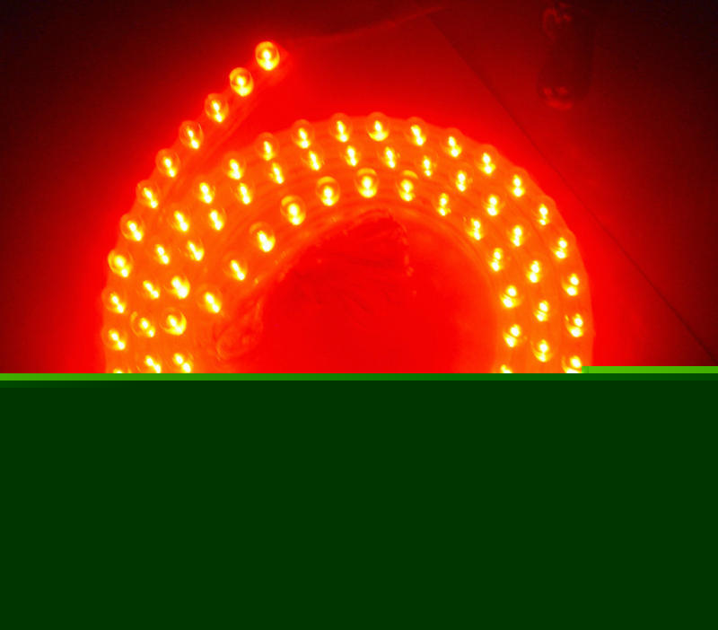 Red 12V 96 led bulb lamp 96CM pvc neon light stripe