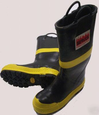 Servus 1492 rubber firefighting boot 7.5-medium