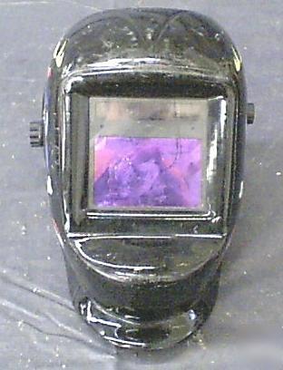 Skull design auto dark welding helmet large lenses